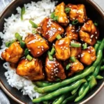 Ridiculously Good Air Fryer Teriyaki Chicken 18 air-fryer-teriyaki-chicken-with-white-rice-green-onions-and-steamed-green-beans