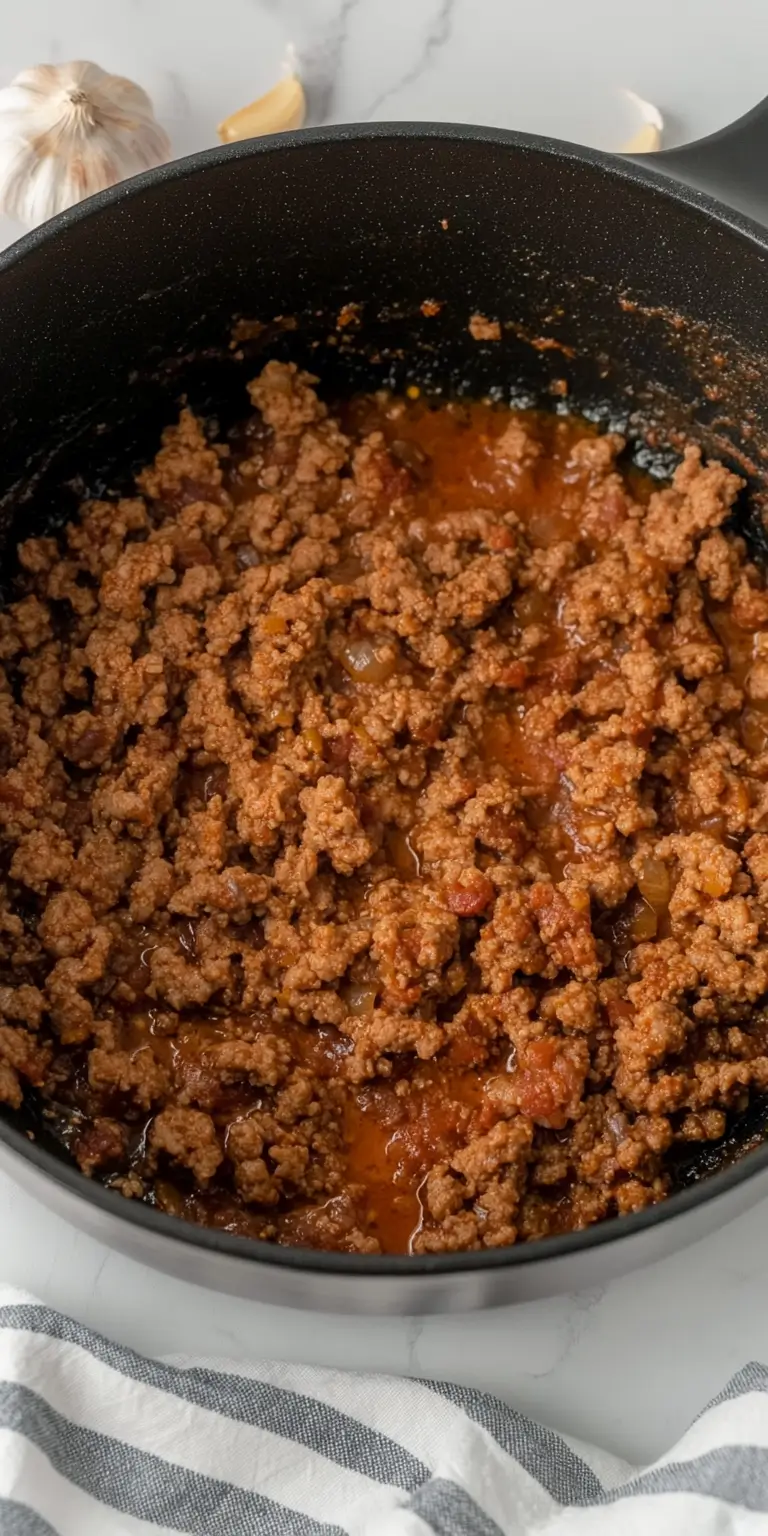 Creamy Parmesan Italian Sausage Soup 14 Browned Italian sausage
