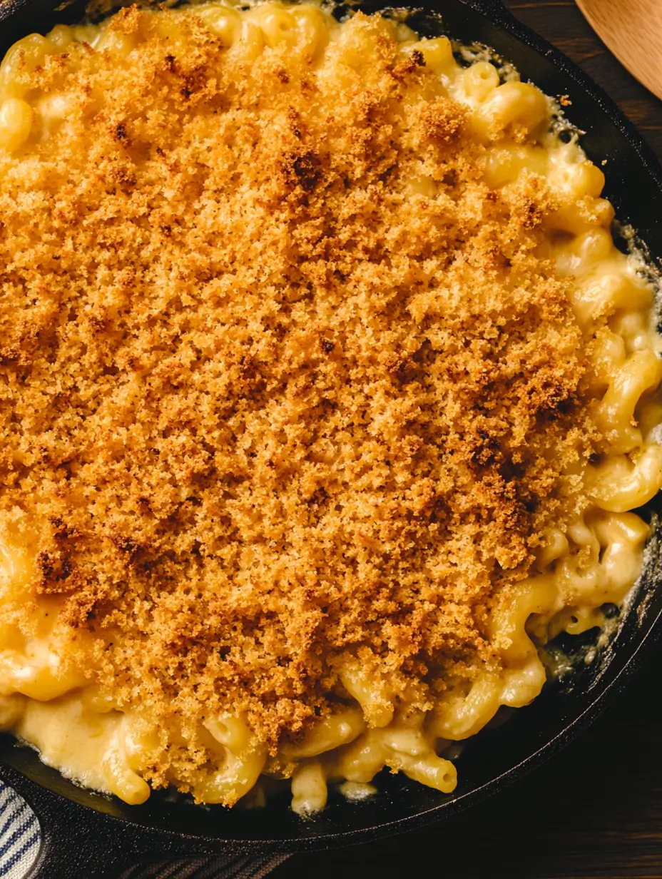 Cheesy Smoked Mac and Cheese Recipe 11 Smoked mac and cheese with a crunchy breadcrumb topping