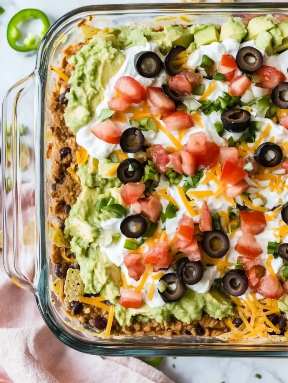 The BEST 7-Layer Bean Dip Recipe 18 7-layer-bean-dip-recipe-3