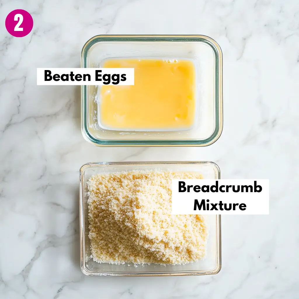 Better Than Fried Air Fryer Chicken Tenders 15 Prepare-flour-egg-wash-and-panko-mixture