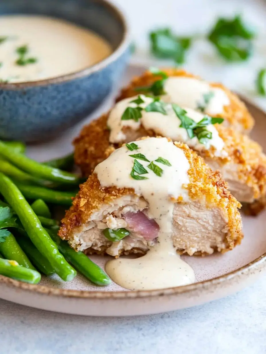 Crispy Cheesy Air Fryer Cordon Bleu (restaurant quality) 19 air-fryer-cordon-bleu-recipe