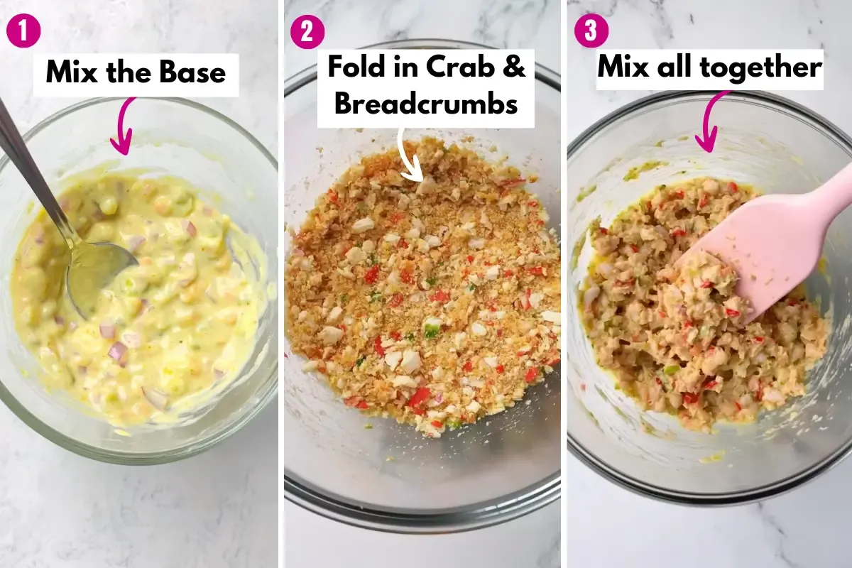 Better Than Fried Air Fryer Crab Cakes (Made in Minutes) 18 air-fryer-crab-cakes-steps