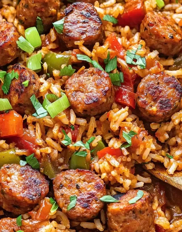 cajun-sausage-and-rice-skillet