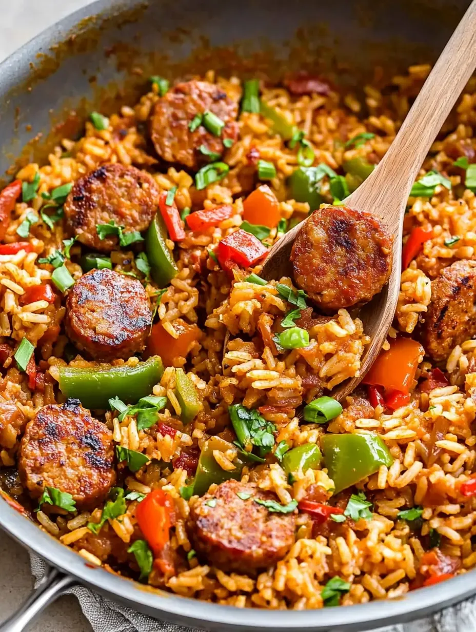 Easy Cajun sausage and rice skillet 17 cajun-sausage-and-rice-skillet-recipe-2