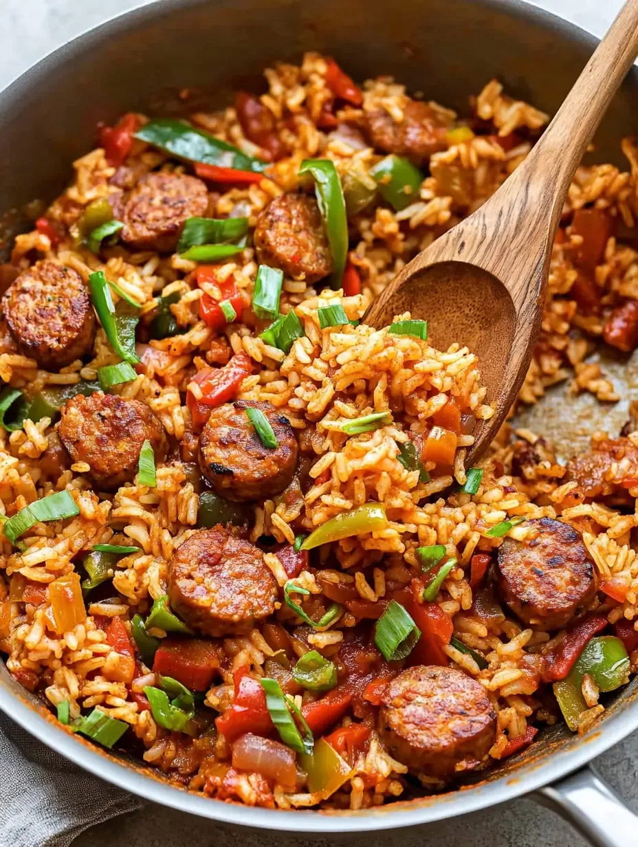 Easy Cajun sausage and rice skillet 24 cajun-sausage-and-rice-skillet-recipe-4