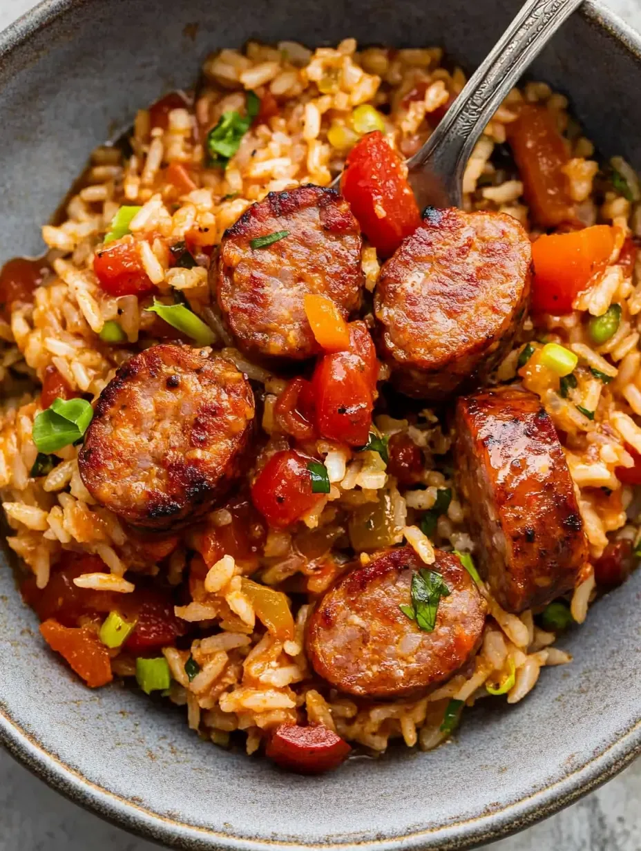 Easy Cajun sausage and rice skillet 25 cajun-sausage-and-rice-skillet-recipe-7