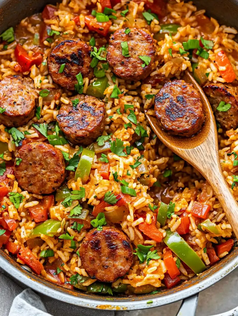 Easy Cajun sausage and rice skillet 16 cajun-sausage-and-rice-skillet-recipe