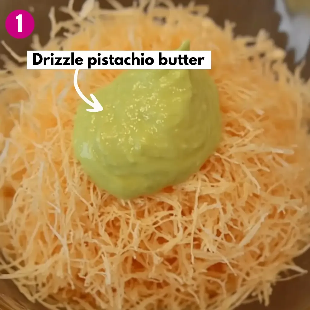 Strawberry Dubai Chocolate Cup 12 Drizzle-pistachio-butter