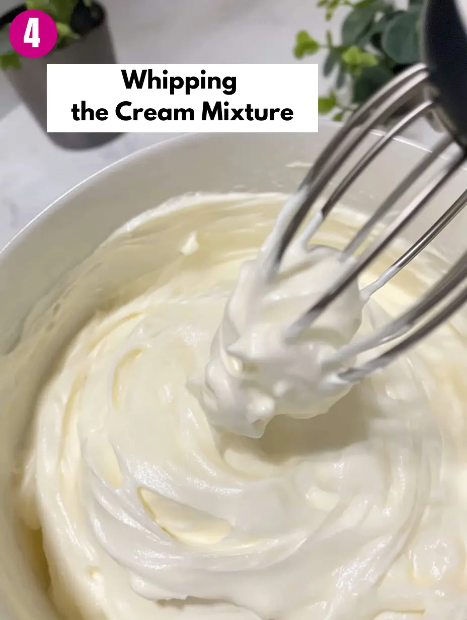 Popular Choco Crunch Cake Recipe 21 Whipping-Cream-Mixture