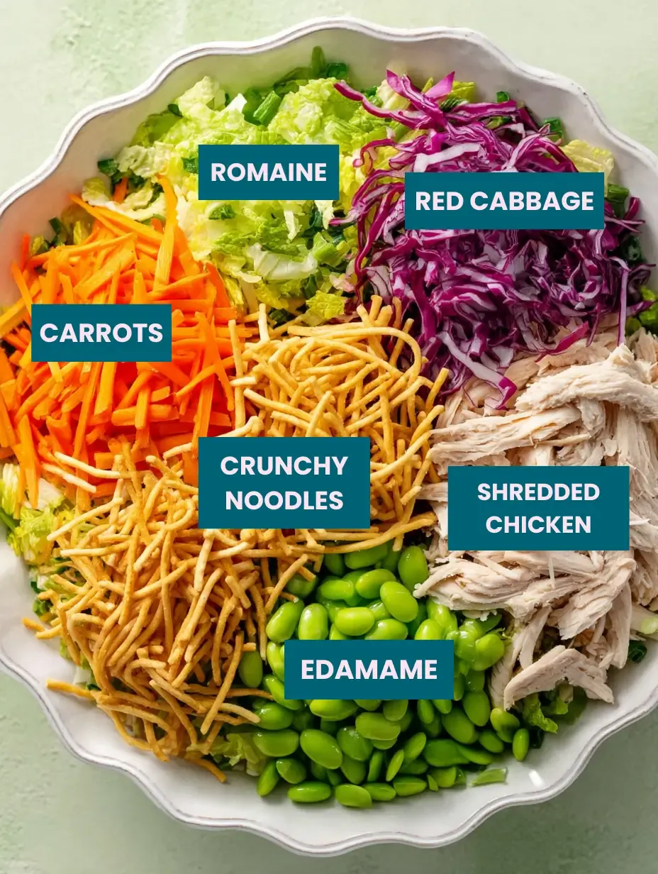 Chopped Chicken Salad with Sesame Dressing 14 chopped-chicken-salad-ingredients