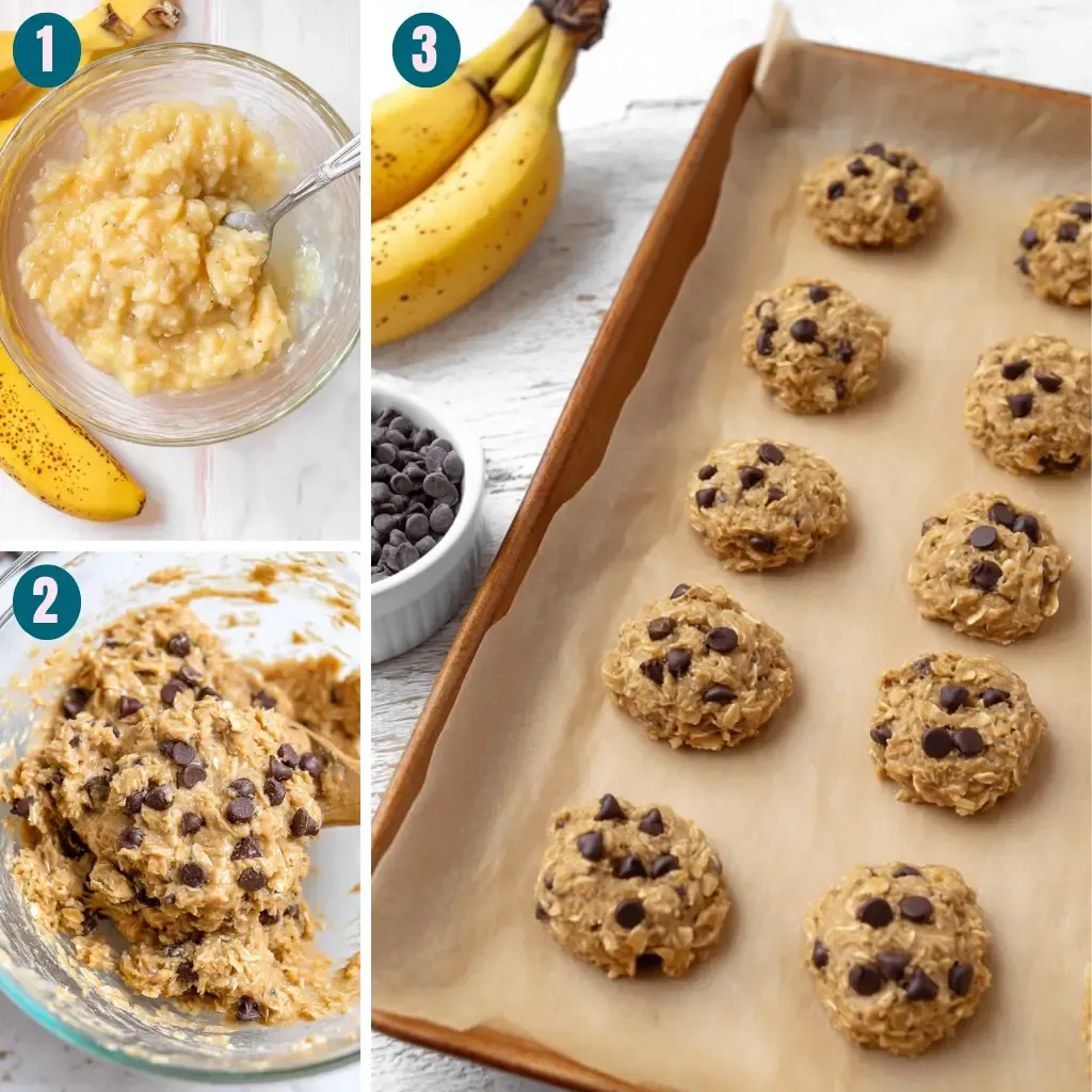 Peanut Butter Banana Oatmeal Cookies 12 4-ingredient-peanut-butter-banana-oatmeal-cookies-steps