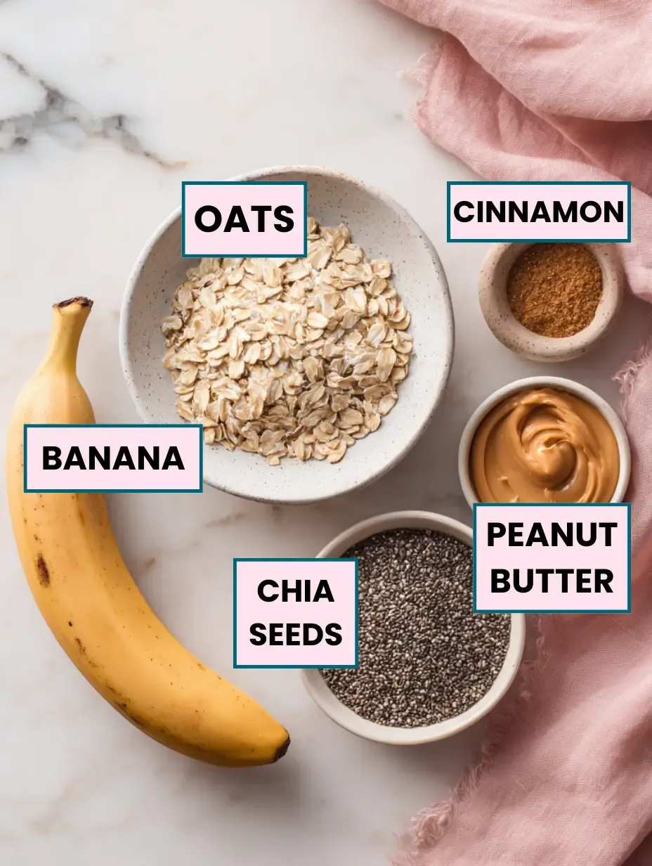 Chia Banana Oat Breakfast Cookies 17 Chia-Banana-Oat-Breakfast-Cookies-Ingredients