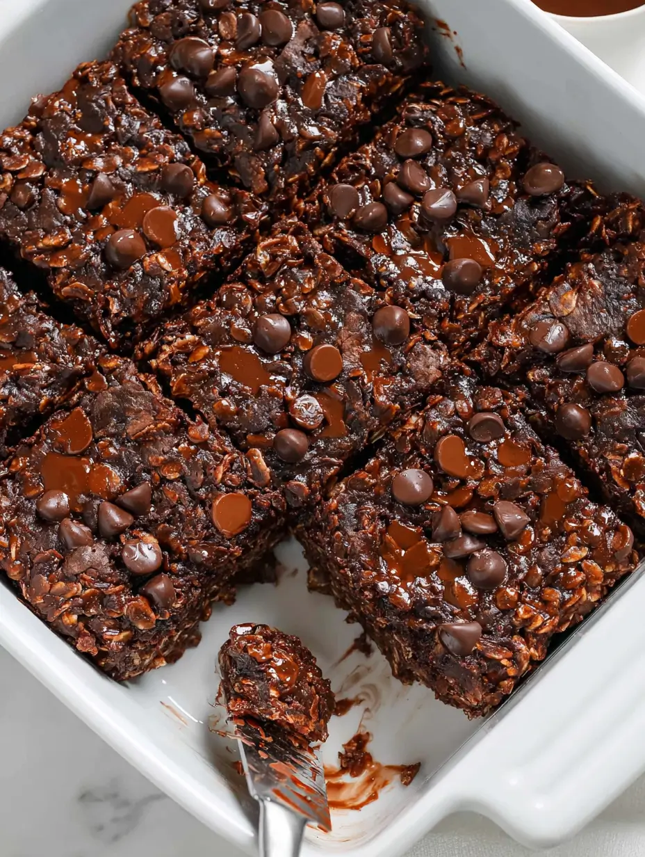 Baked Brownie Oatmeal 8 baked-brownie-oatmeal-4