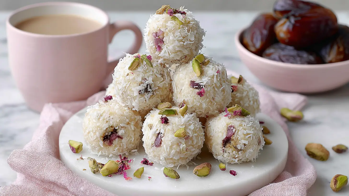 coconut-date-pistachio-balls-recipe