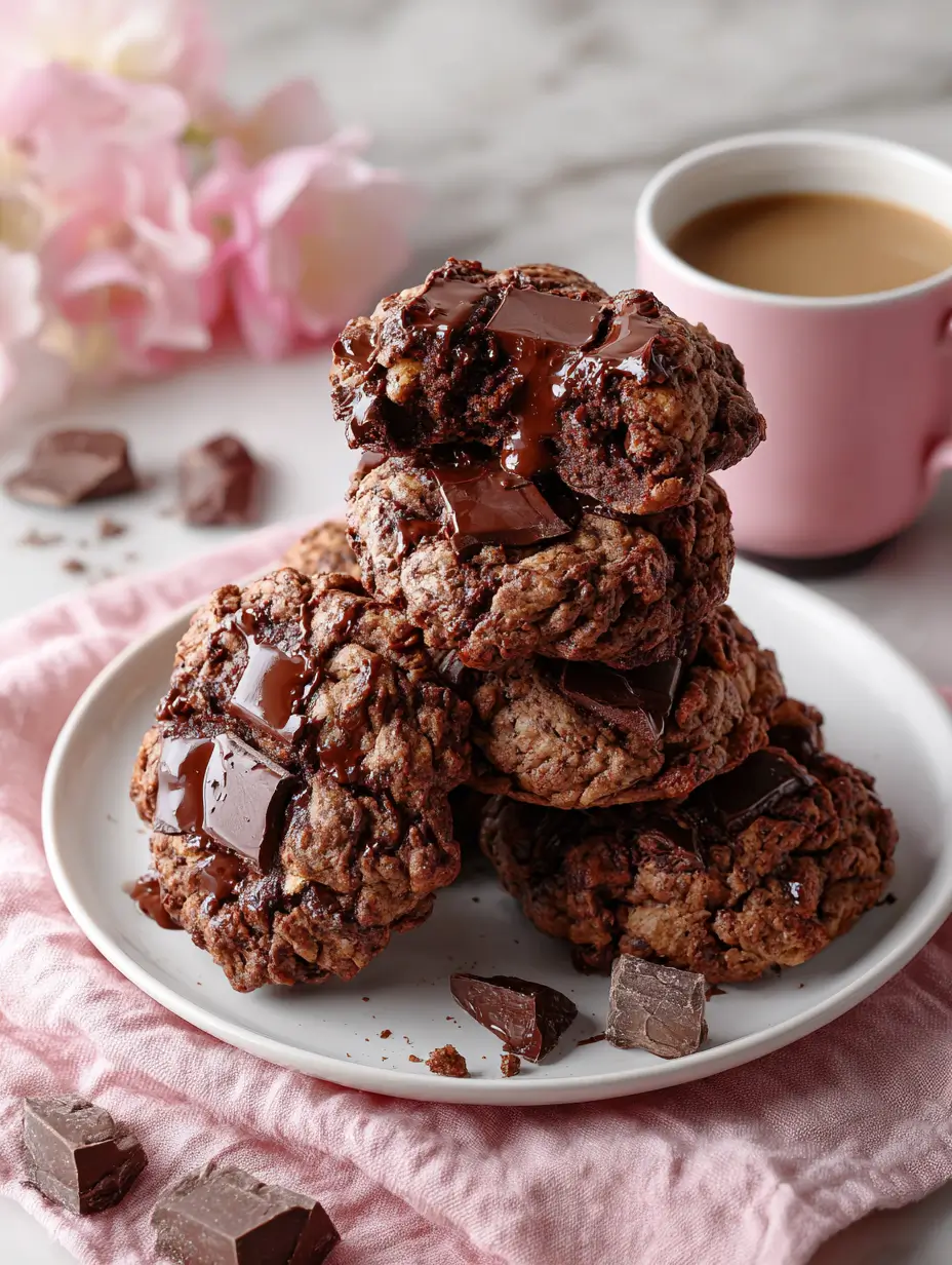 Double Chocolate Banana Oatmeal Cookies 10 double-chocolate-banana-oatmeal-cookies-3