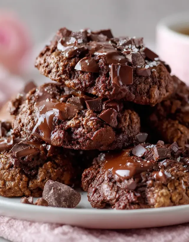 double-chocolate-banana-oatmeal-cookies-recipe