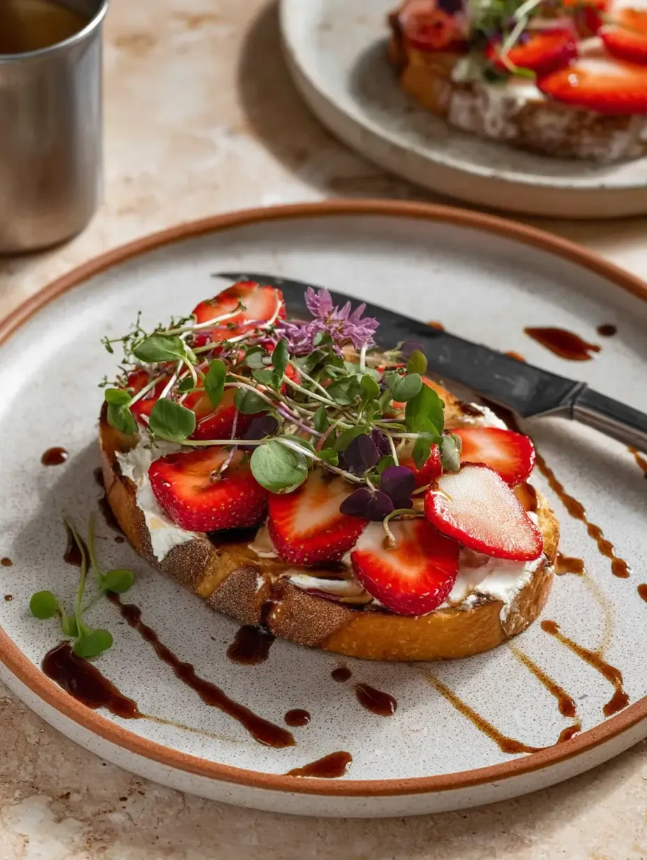 Strawberry Basil Balsamic Toast 16 strawberry-basil-balsamic-toast-2