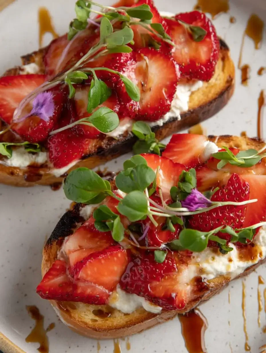 Strawberry Basil Balsamic Toast 21 strawberry-basil-balsamic-toast-4