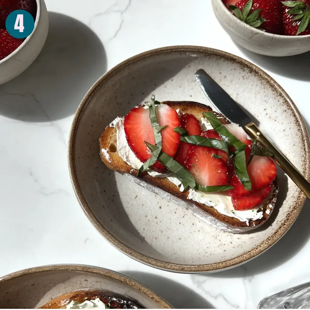 Strawberry Basil Balsamic Toast 20 strawberry-basil-balsamic-toast-step-4
