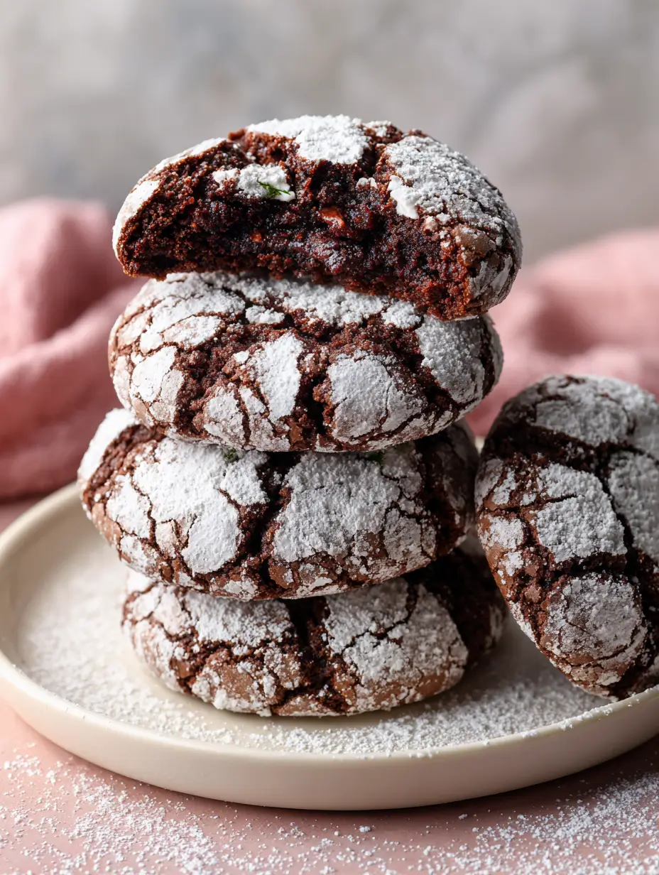 Irresistible Chocolate Crinkle Cookies Recipe 6 chocolate-crinkle-cookies-2