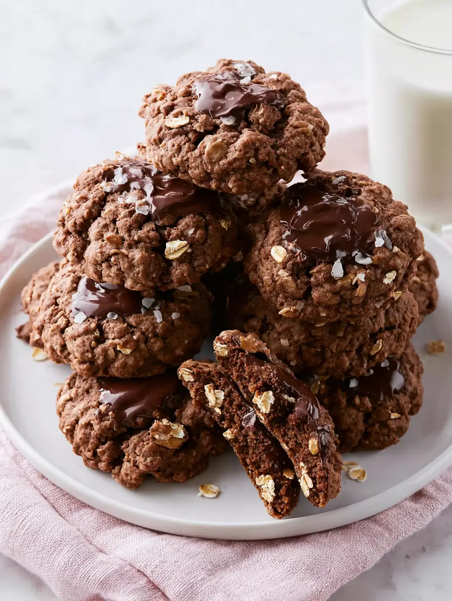 Best Chocolate Oatmeal Cookies Recipe 9 chocolate-oatmeal-cookies-3