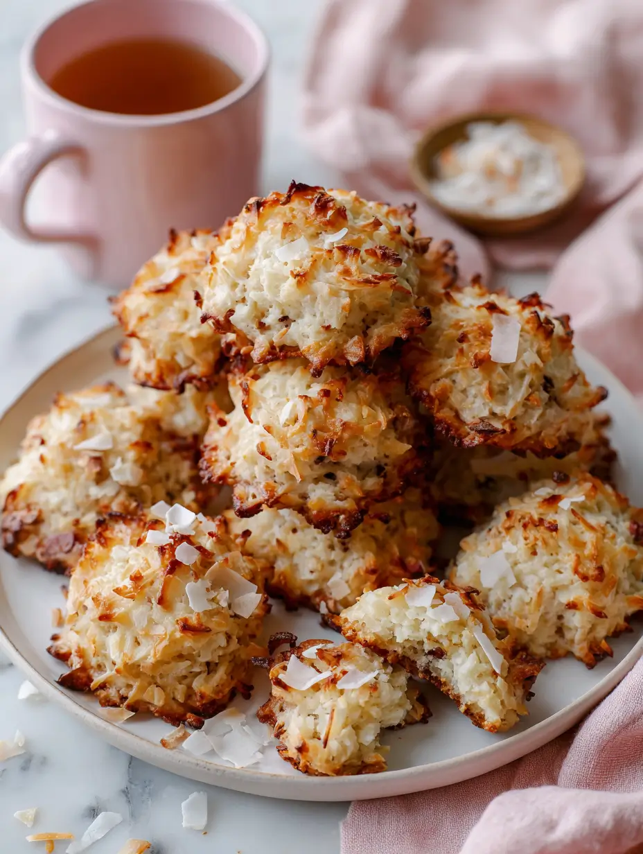 Easy & Healthy Coconut Macaroon Oat Cookies Recipe 7 coconut-macaroon-oat-cookies-2