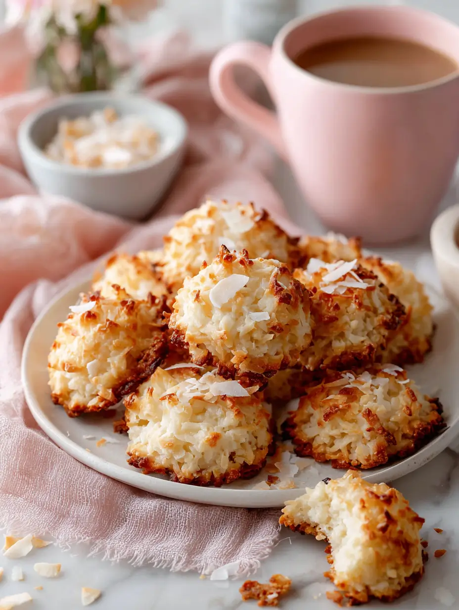 Easy & Healthy Coconut Macaroon Oat Cookies Recipe 5 coconut-macaroon-oat-cookies-4