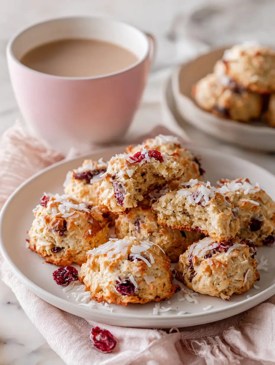 Easy Cranberry Coconut Oatmeal Breakfast Cookies 7 cranberry-coconut-oatmeal-breakfast-cookies-1