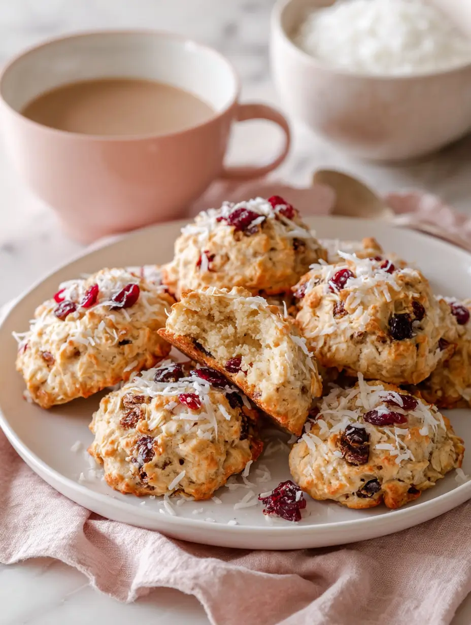 Easy Cranberry Coconut Oatmeal Breakfast Cookies 5 cranberry-coconut-oatmeal-breakfast-cookies