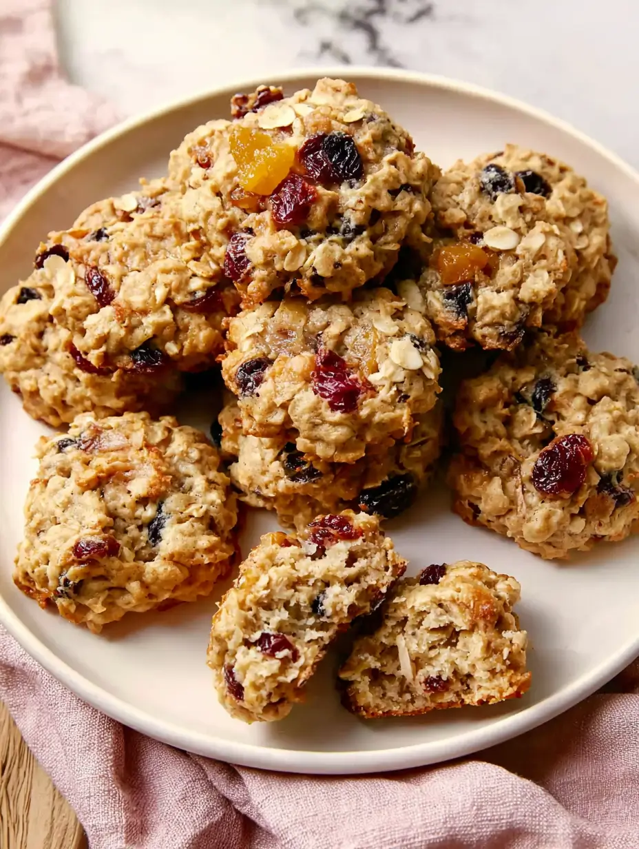 Naturally Sweet Dried Fruit Banana Oatmeal Recipe 7 dried-fruit-banana-oatmeal-cookies-5