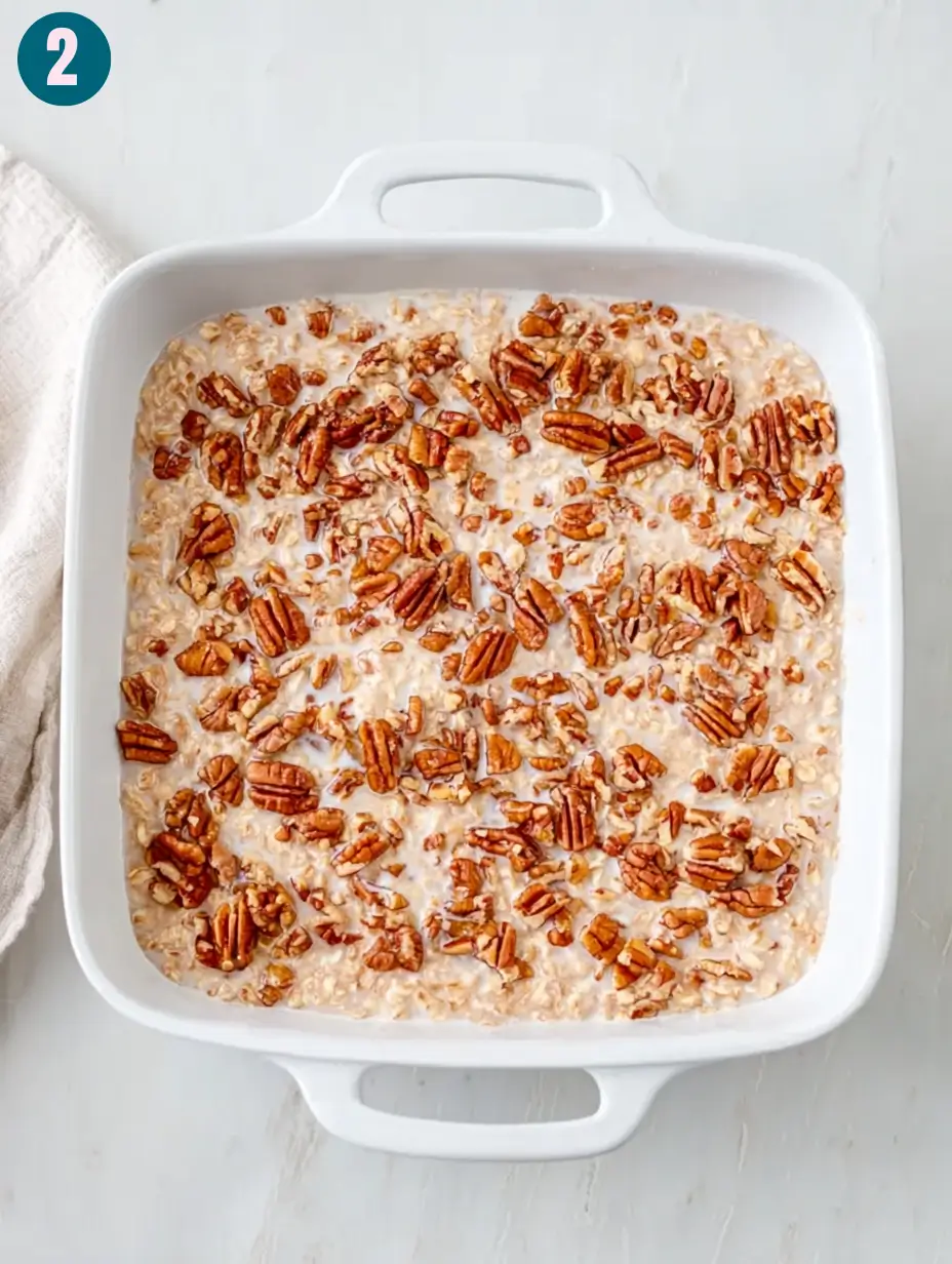 Irresistible Maple Pecan Baked Oatmeal Recipe 12 maple-pecan-baked-oatmeal-step-2