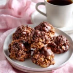 No-Bake Chocolate Coconut Oat Clusters (Easy & Chewy Treat) 4 no-bake-chocolate-coconut-oat-clusters-1
