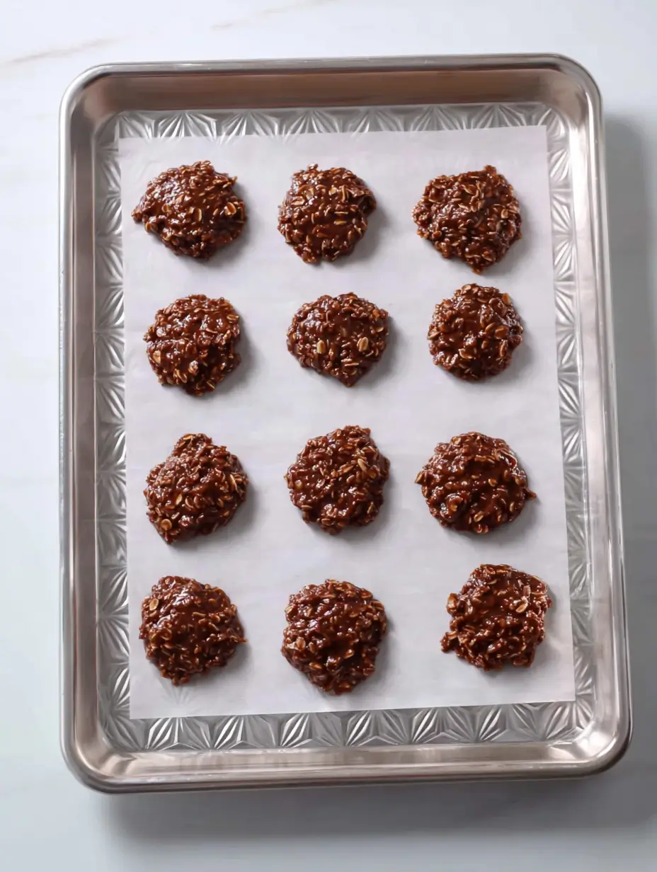No-Bake Chocolate Oatmeal Cookies Recipe 5 no-bake-chocolate-oatmeal-cookies-step-2