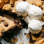 Easy Peanut Butter Chocolate Chip Cookie Pie Recipe 6 peanut-butter-chocolate-chip-cookie-pie-recipe
