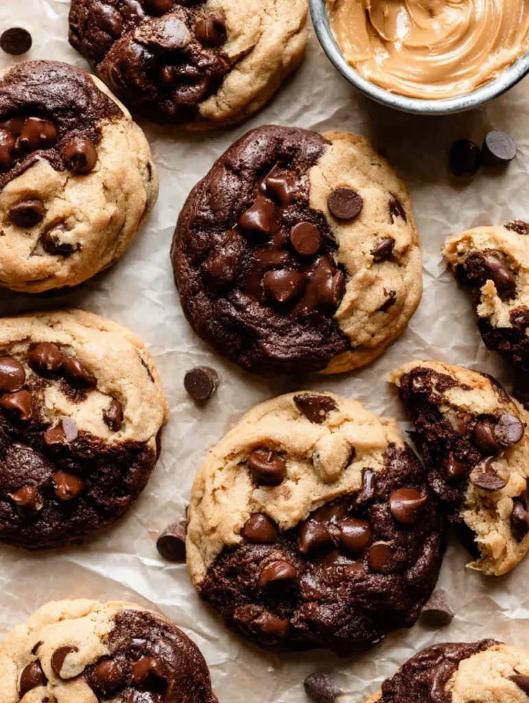 Easy Peanut Butter Chocolate Swirl Cookies: Bakery-Style 11 peanut-butter-chocolate-swirl-cookies-3