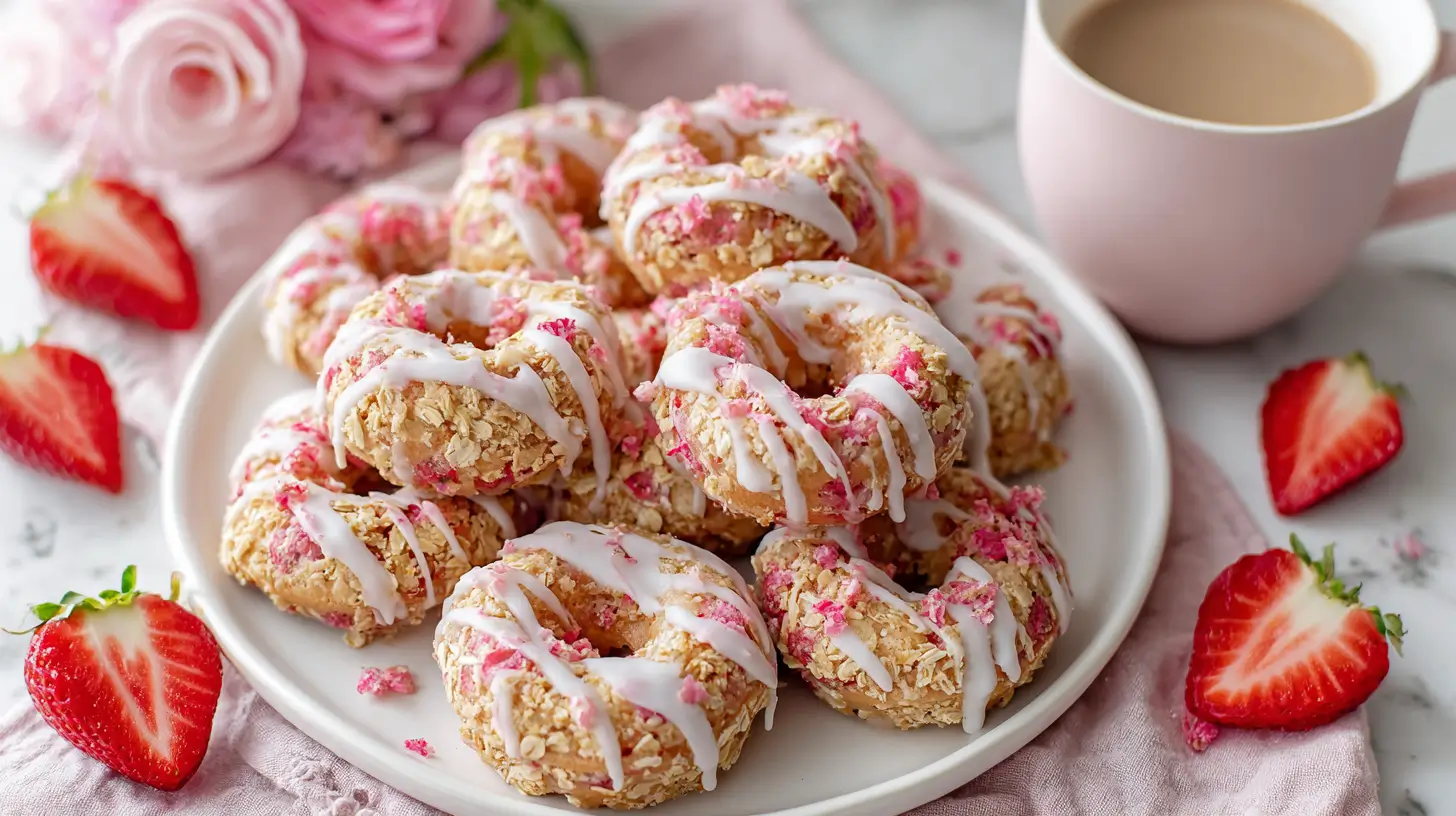 strawberry-oatmeal-donuts-recipe