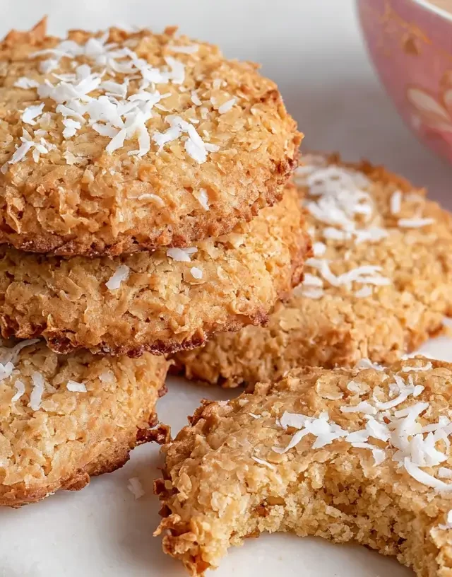 healthy-crispy-coconut-oatmeal-cookies-recipe
