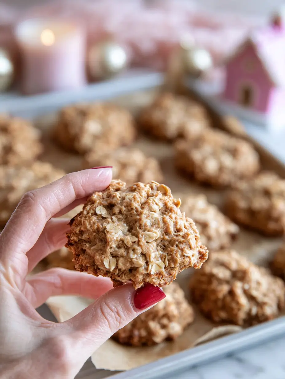 5-ingredient-applesauce-oatmeal-cookies-baked