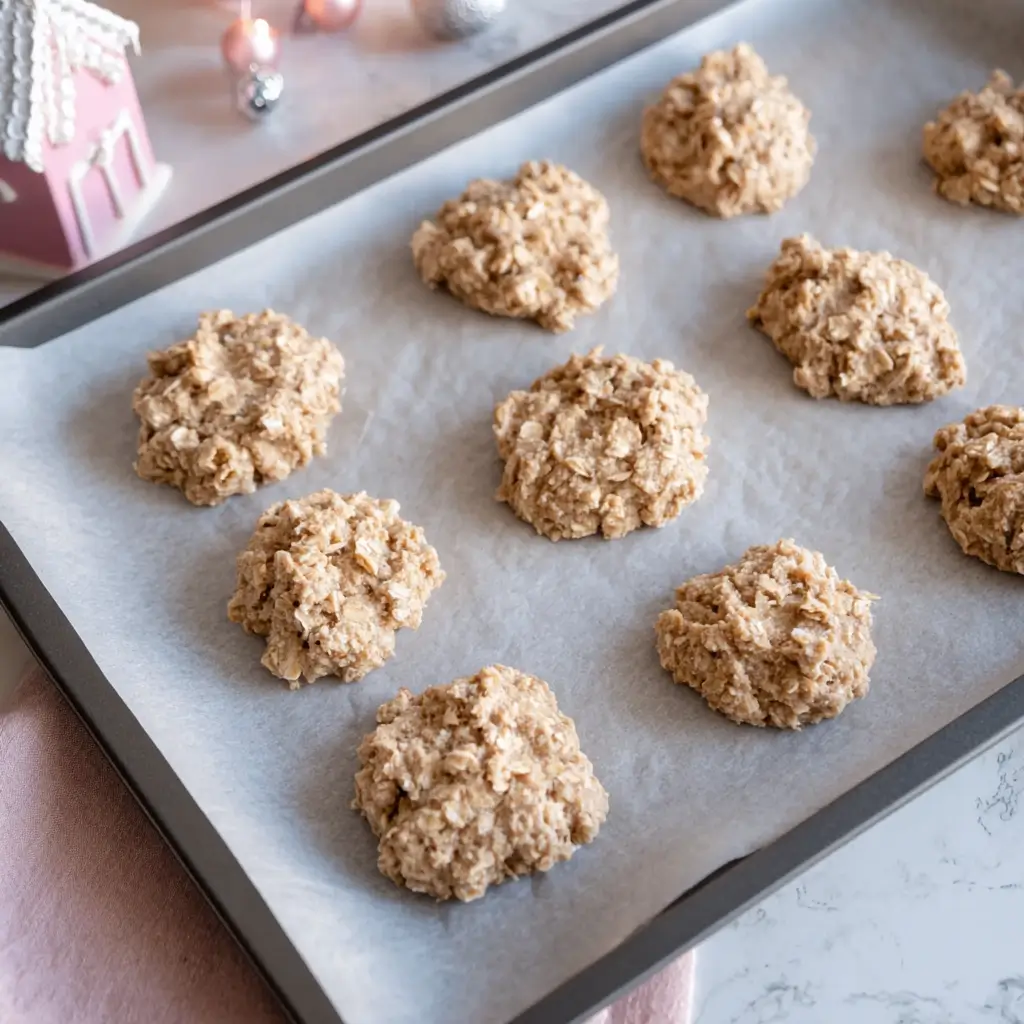 5 ingredient applesauce oatmeal cookies baking