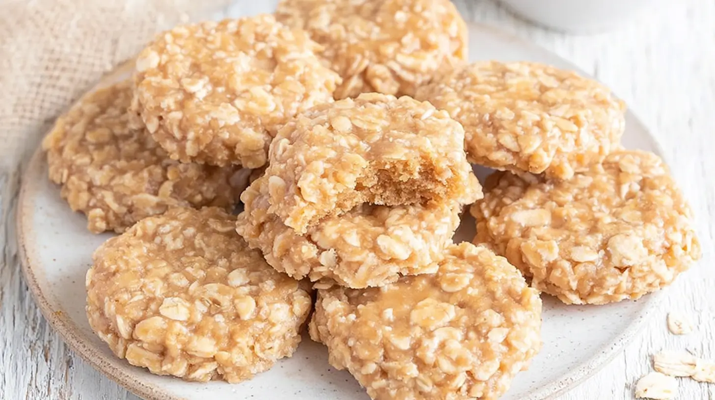 3-ingredient-peanut-butter-oatmeal-cookies-recipe