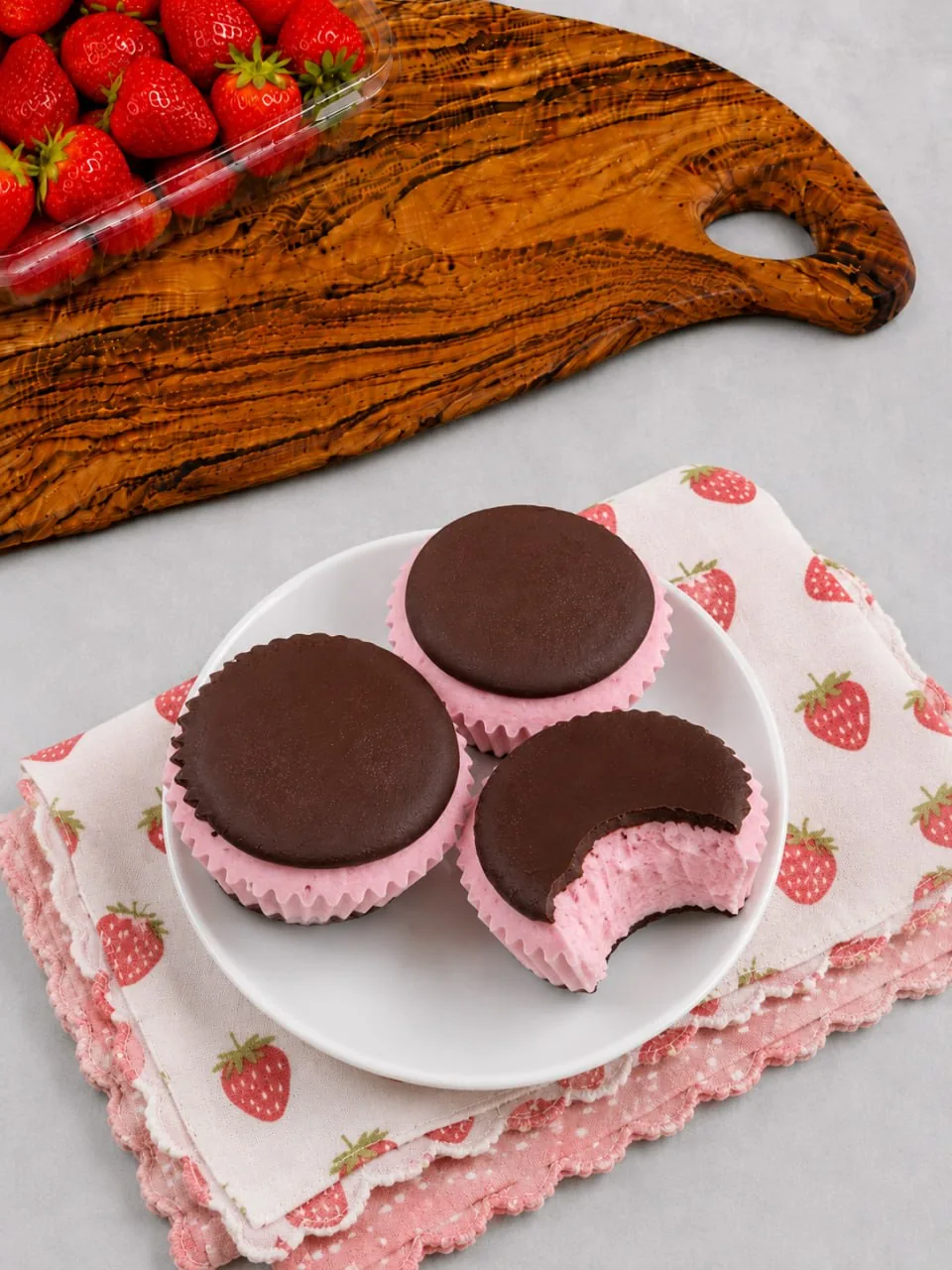 overhead-protein-strawberry-ice-cream-bites-with-bite-taken